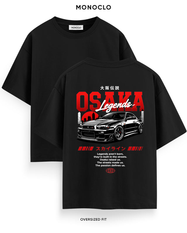 Футболка Monoclo Nissan Skyline GT-R R34 Osaka Legends