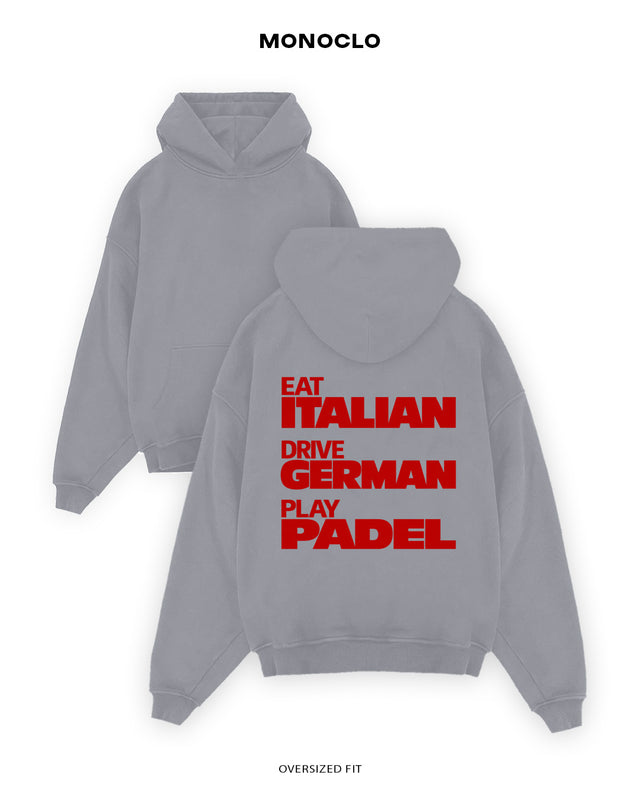 Худі Monoclo Eat Italian Drive German Play Padel