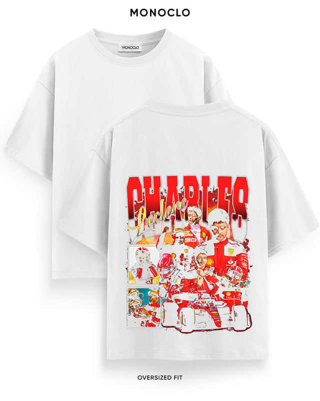 Футболка Monoclo Charles Leclerc Ferrari F1