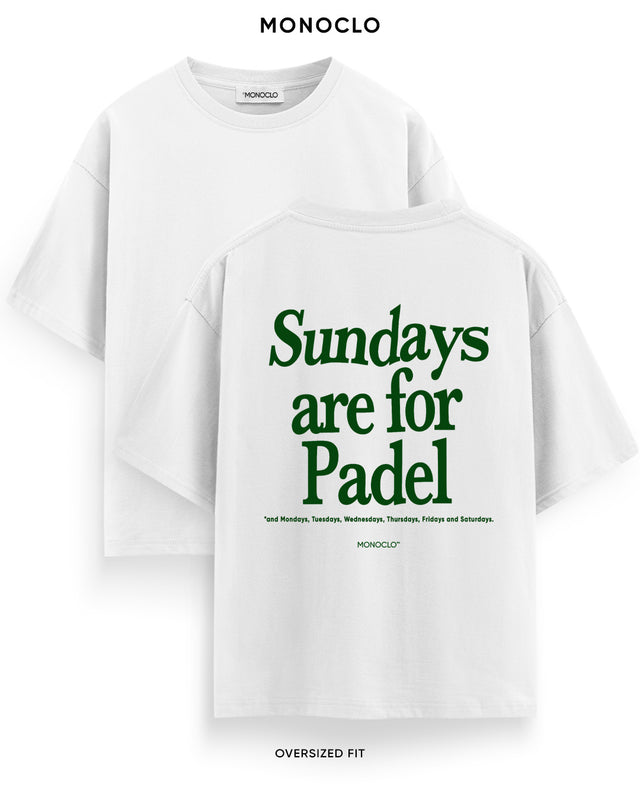 Футболка Monoclo Sundays are for Padel
