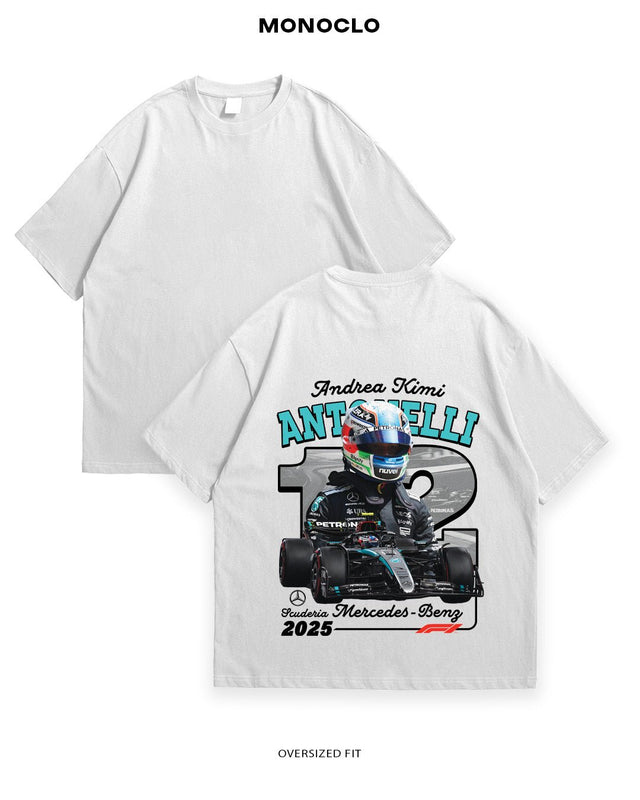 Футболка F1 Andrea Kimi Antonelli — Mercedes F1 2025 - MONOCLO UA