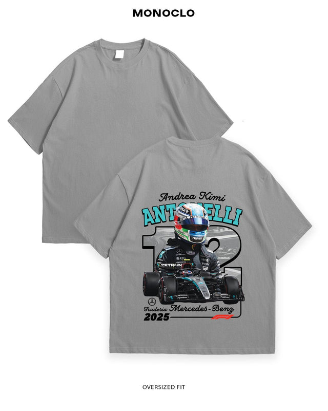 Футболка F1 Andrea Kimi Antonelli — Mercedes F1 2025 - MONOCLO UA
