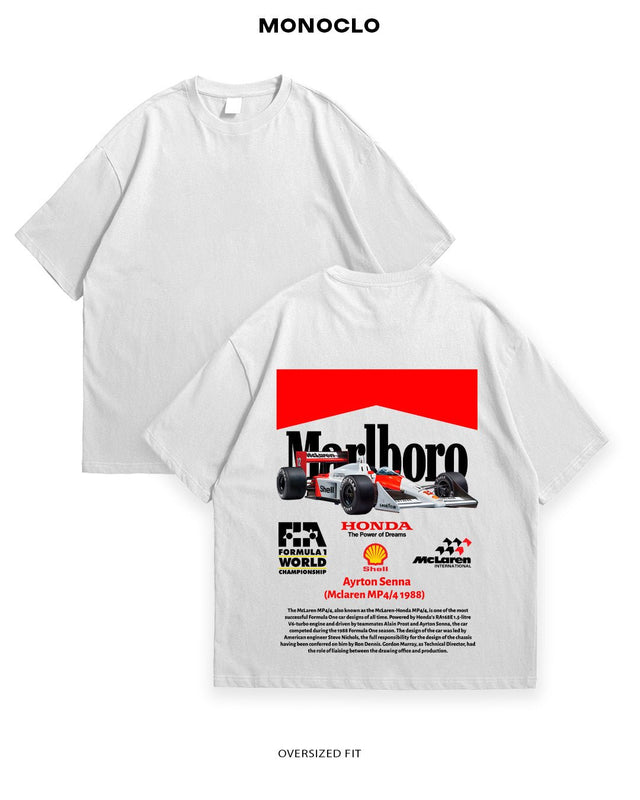 Футболка F1 Ayrton Senna MARLBORO - MONOCLO UA