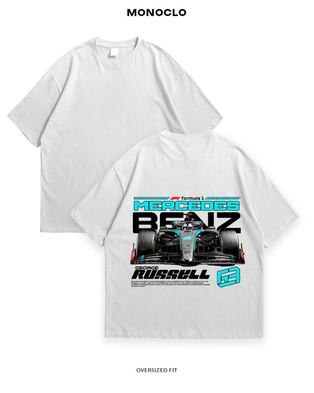 Футболка F1 George Russell | Mercedes - Benz - MONOCLO UA
