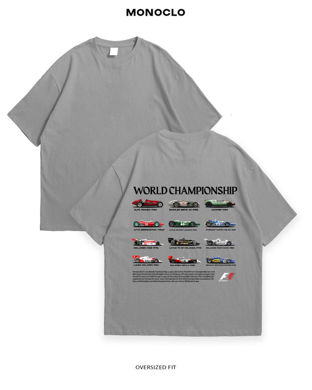 Футболка F1 World Championship Cars - MONOCLO UA