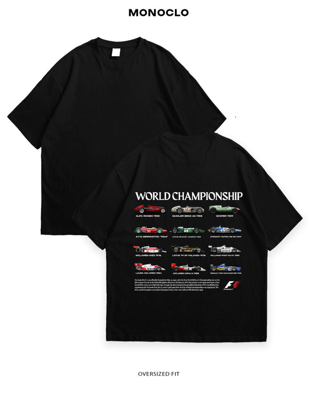 Футболка F1 World Championship Cars - MONOCLO UA