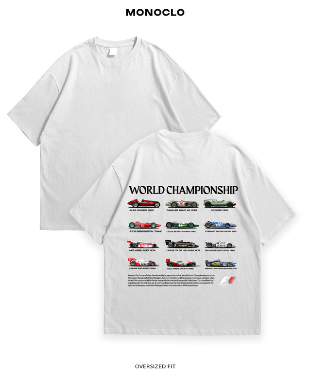 Футболка F1 World Championship Cars - MONOCLO UA