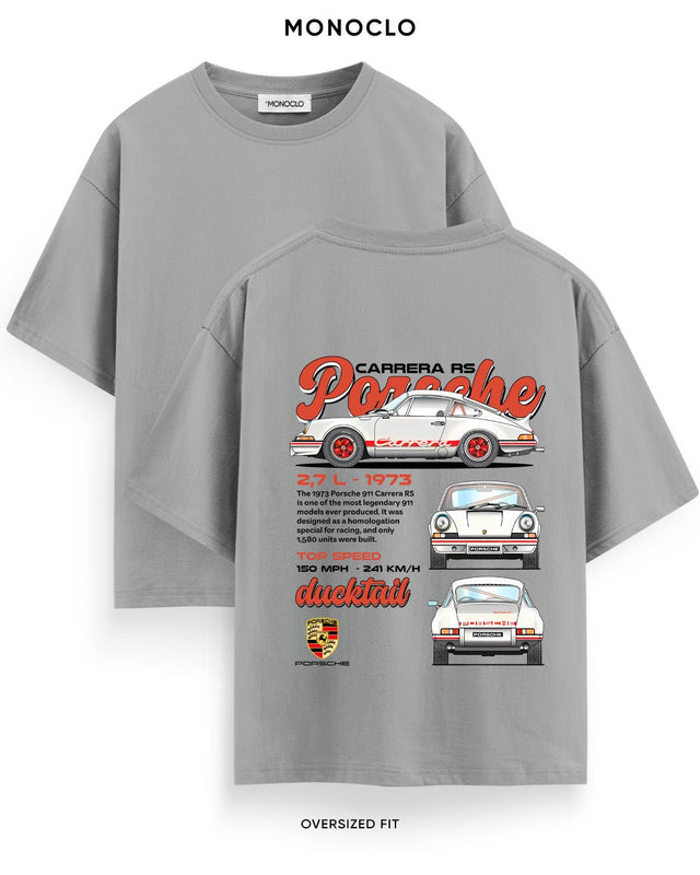Футболка Monclo Porsche Carrera - shop_name Сірий