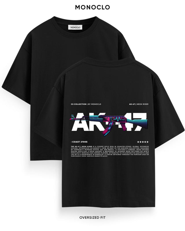 Футболка Monoclo AK-47 Neon Rider