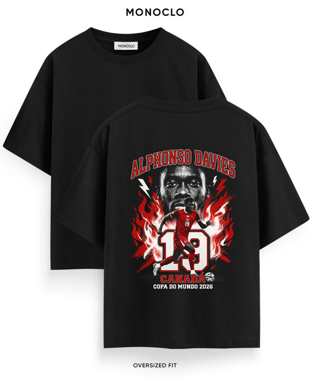 Футболка Monoclo Alphonso Davies #19 Canada WC 2026