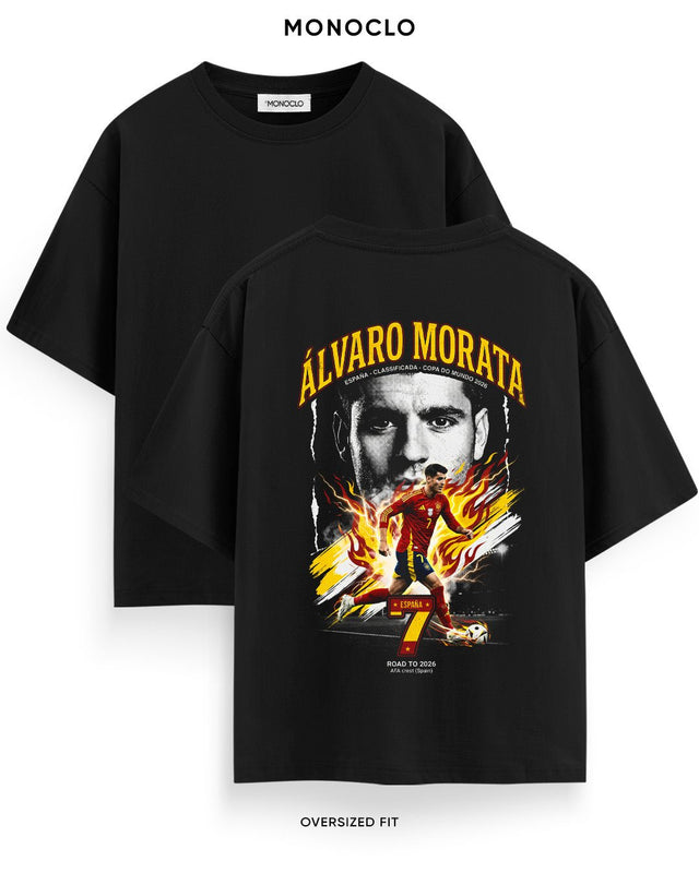 Футболка Monoclo Álvaro Morata #7 Espana WC 2026