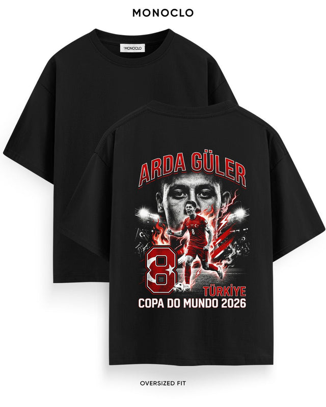 Футболка Monoclo Arda Güler #8 Türkiye WC 2026