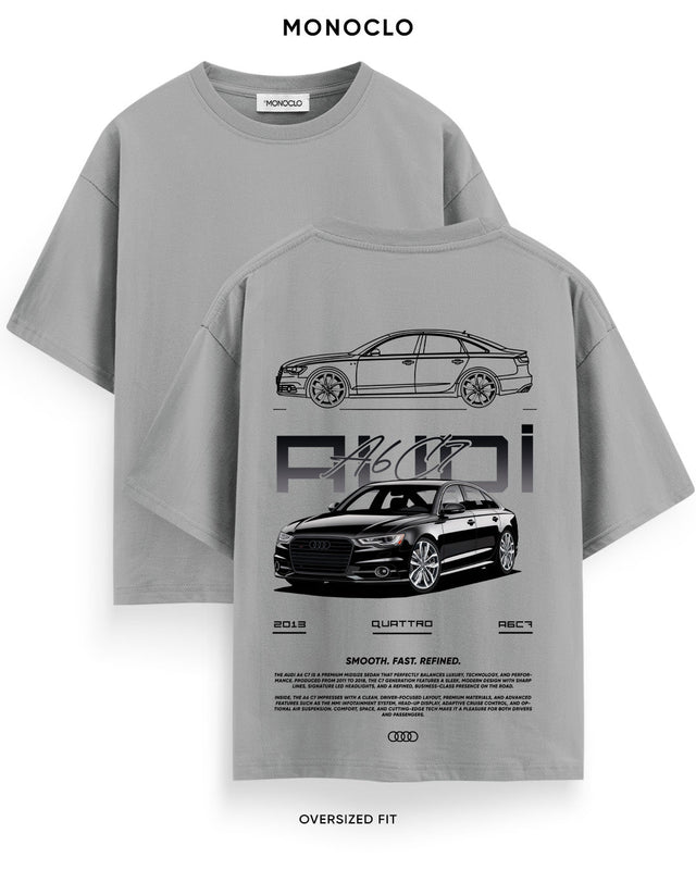 Футболка Monoclo Audi A6 C7 - shop_name Графітовий