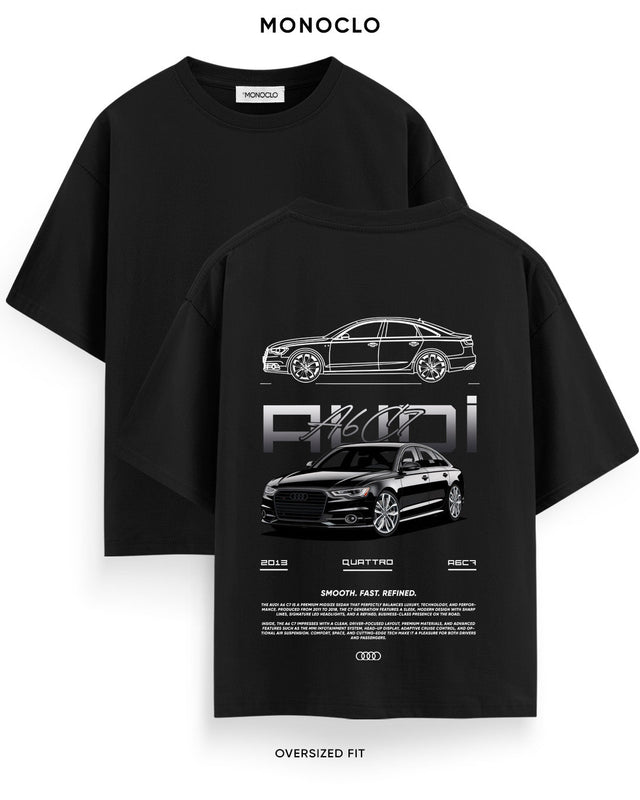 Футболка Monoclo Audi A6 C7 - shop_name Чорний