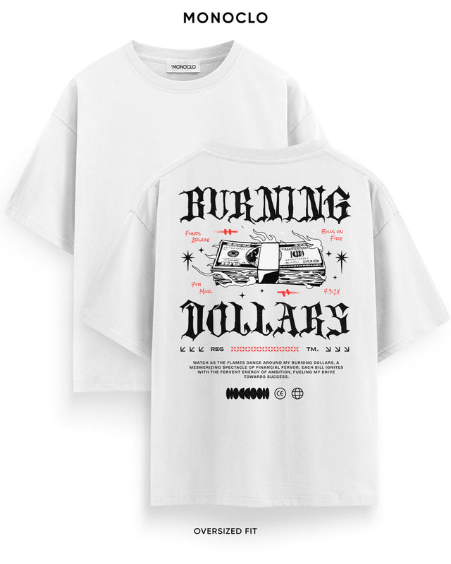 Футболка Monoclo Burning Dollars #2