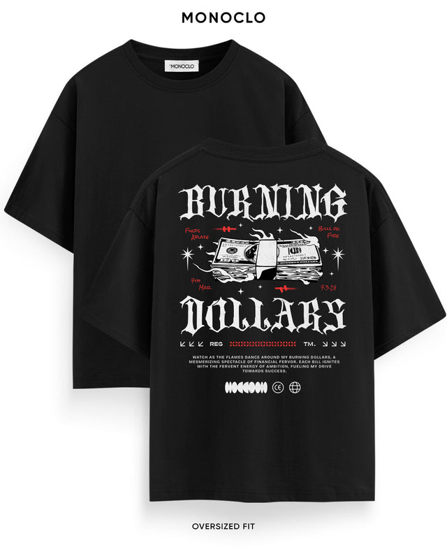 Футболка Monoclo Burning Dollars #2