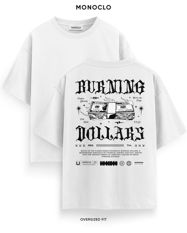 Футболка Monoclo Burning Dollars