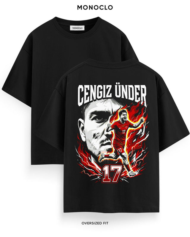 Футболка Monoclo Cengiz Ünder #17 Türkiye Ay-Yıldızlılar