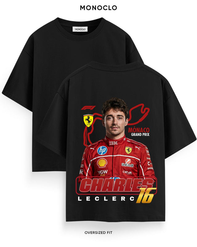 Футболка Monoclo Charles Leclerc Monaco GP F1