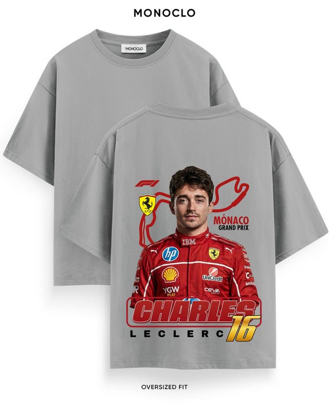 Футболка Monoclo Charles Leclerc Monaco GP F1