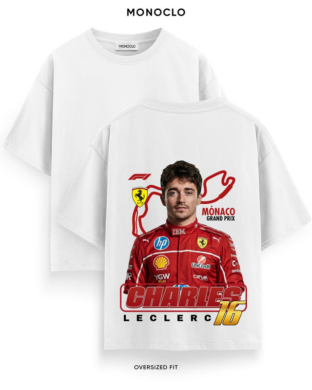 Футболка Monoclo Charles Leclerc Monaco GP F1