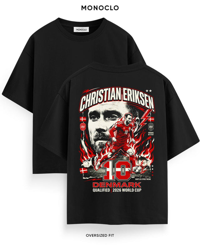 Футболка Monoclo Christian Eriksen #10 Denmark WC 2026