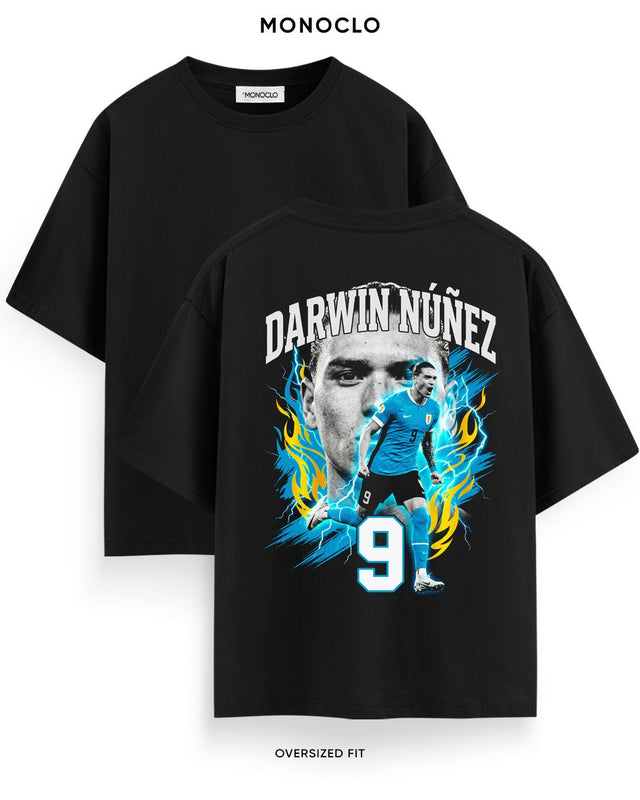 Футболка Monoclo Darwin Núñez #9 Uruguay La Celeste