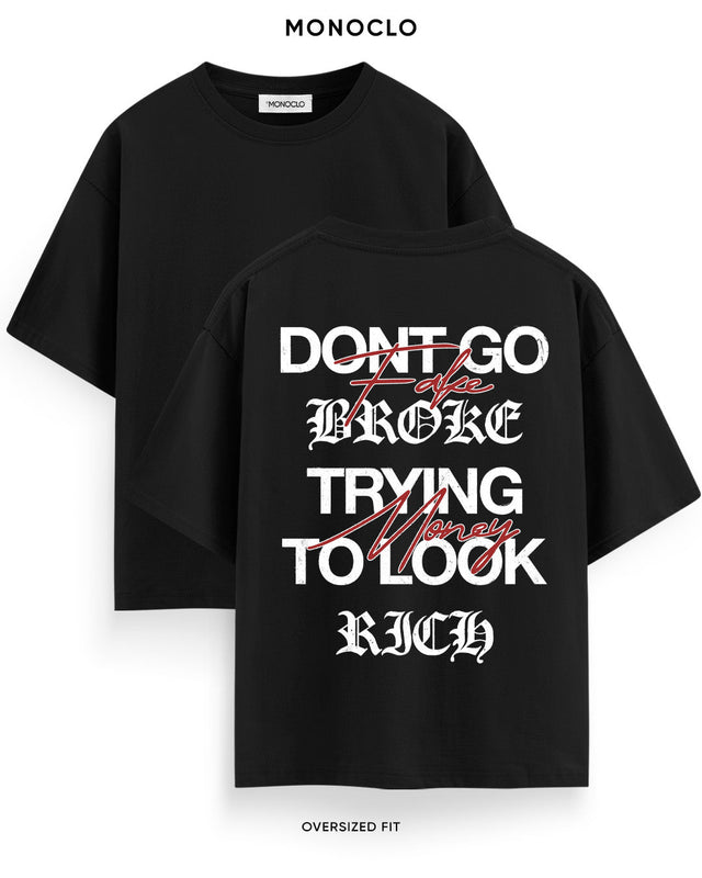 Футболка Monoclo Don't Go Broke