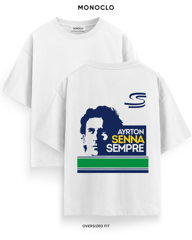 Футболка Monoclo F1 Ayrton Senna Sempre
