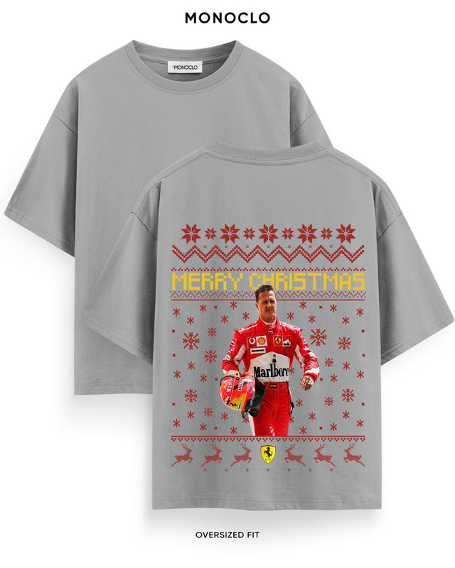 Футболка Monoclo F1 Michael Schumacher Christmas Ferrari