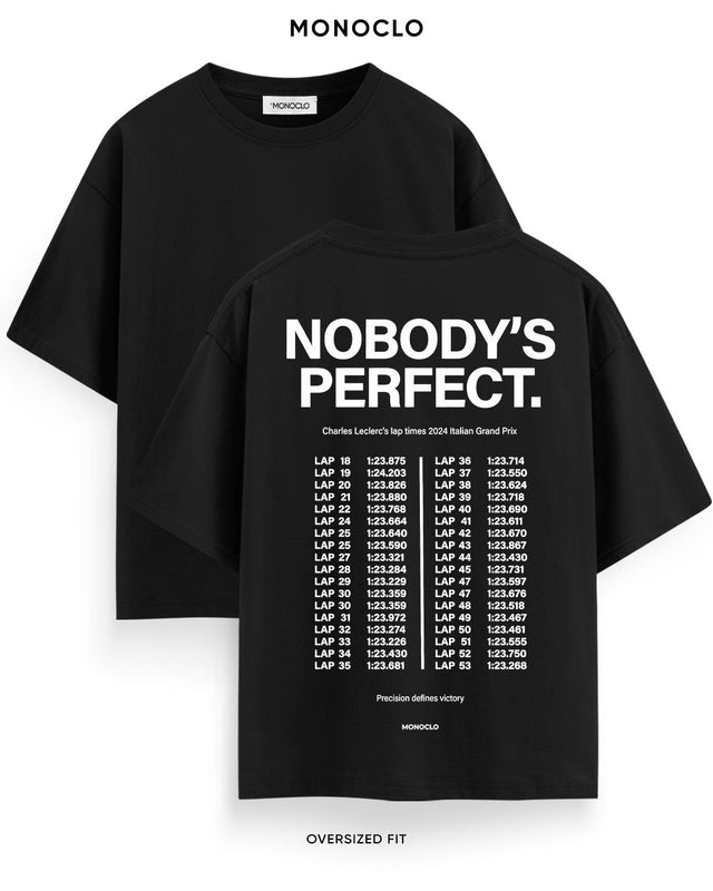 Футболка Monoclo F1 Nobody's Perfect Leclerc Monza 2024