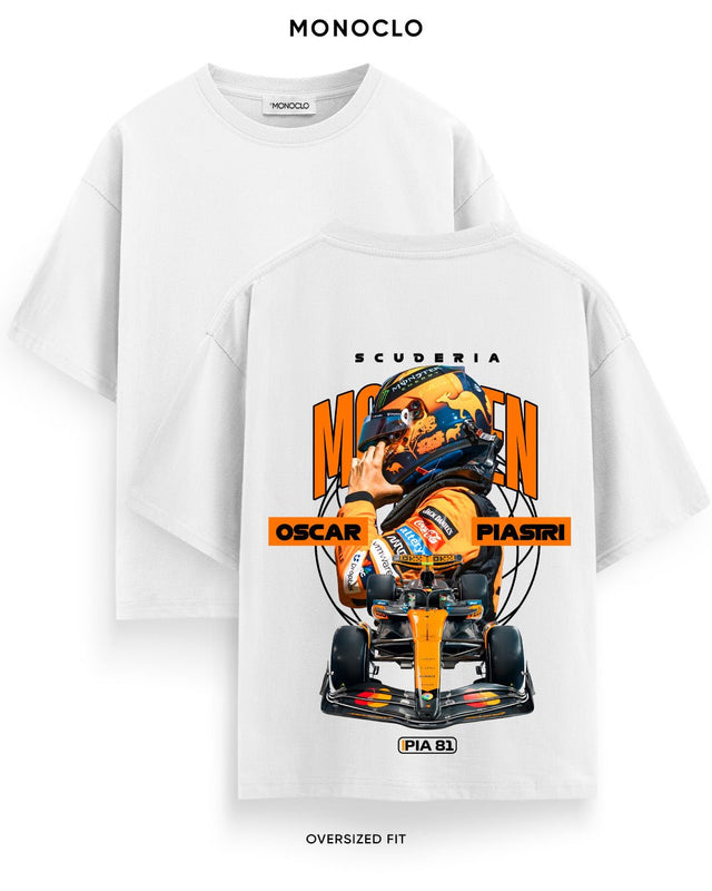 Футболка Monoclo F1 Oscar Piastri McLaren Scuderia #81