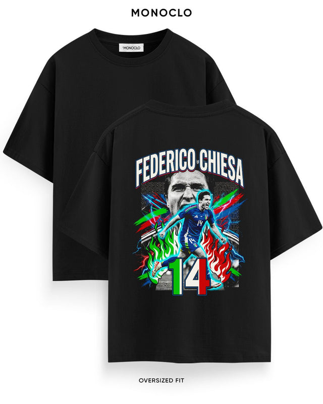 Футболка Monoclo Federico Chiesa #14 Italy WC 2026