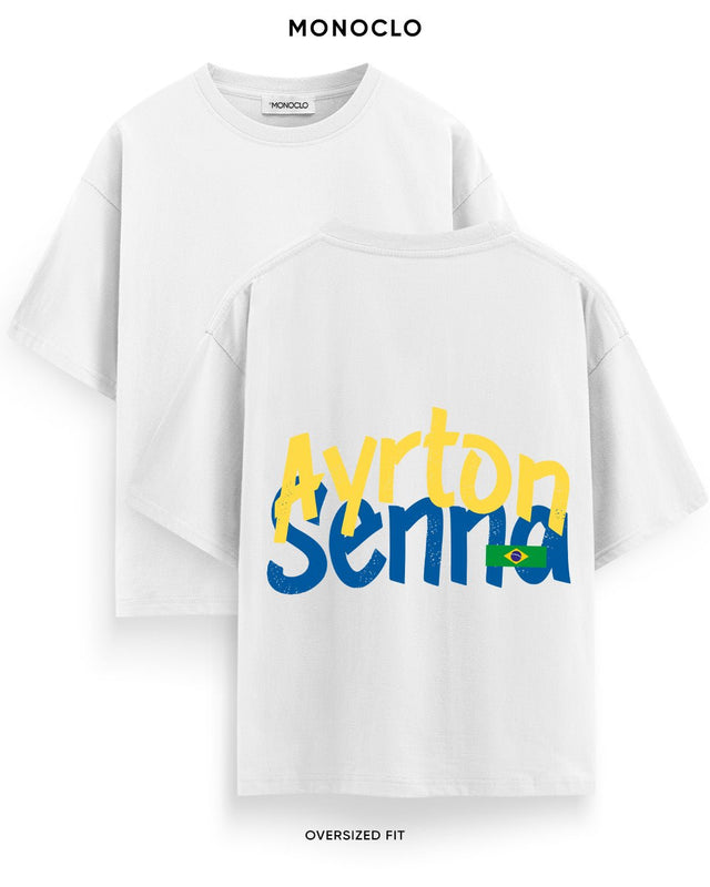 Футболка Monoclo Formula 1 Ayrton Senna #4