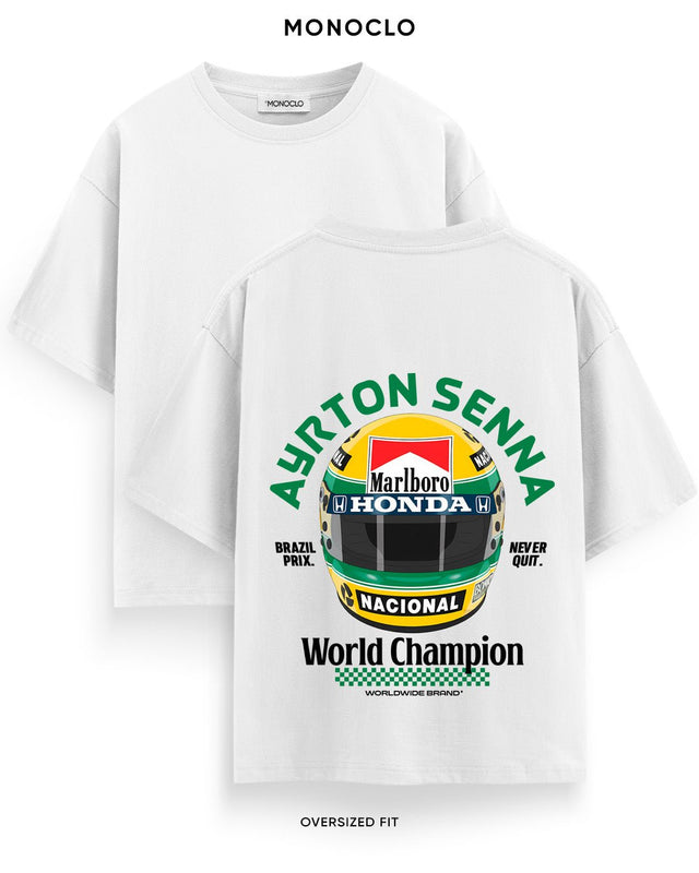 Футболка Monoclo Formula 1 Ayrton Senna World Champion)
