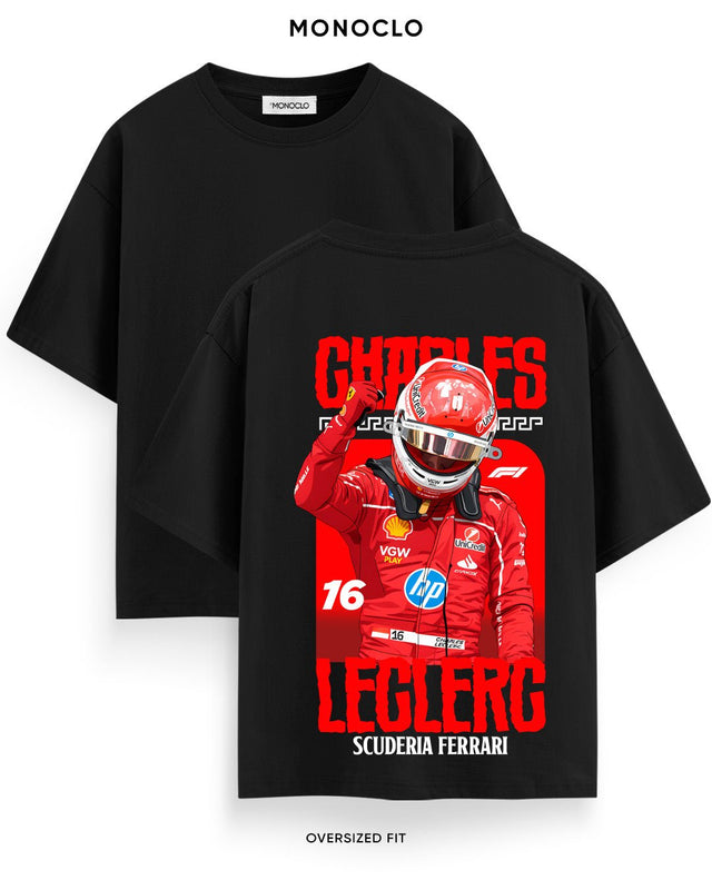 Футболка Monoclo Formula 1 Charles Leclerc Ferrari 16 #2