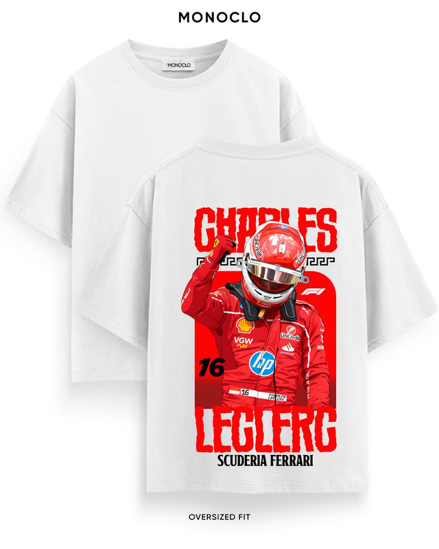 Футболка Monoclo Formula 1 Charles Leclerc Ferrari 16 #2