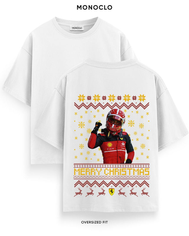 Футболка Monoclo Formula 1 Ferrari Christmas Edition