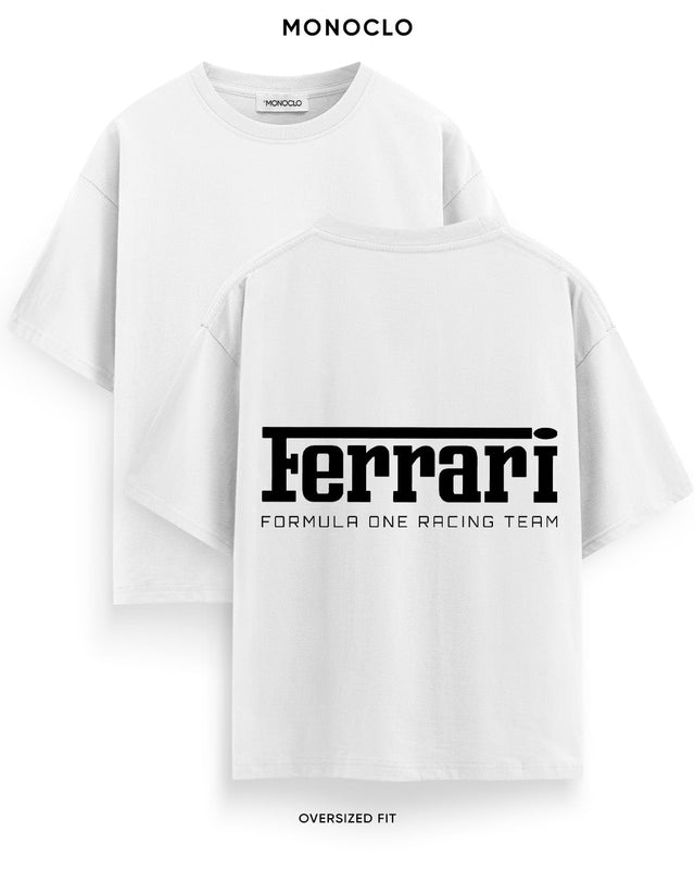 Футболка Monoclo Formula 1 Ferrari Minimal Logo