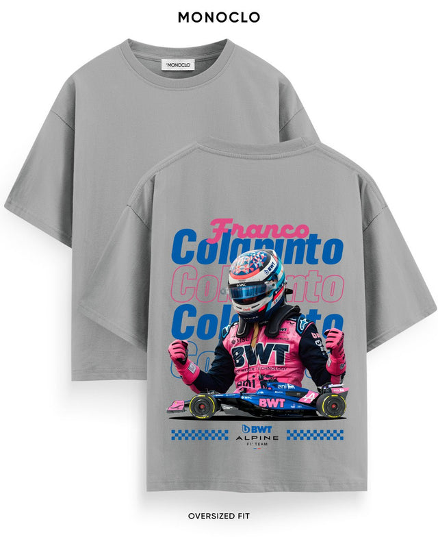Футболка Monoclo Formula 1 Franco Colapinto Pink