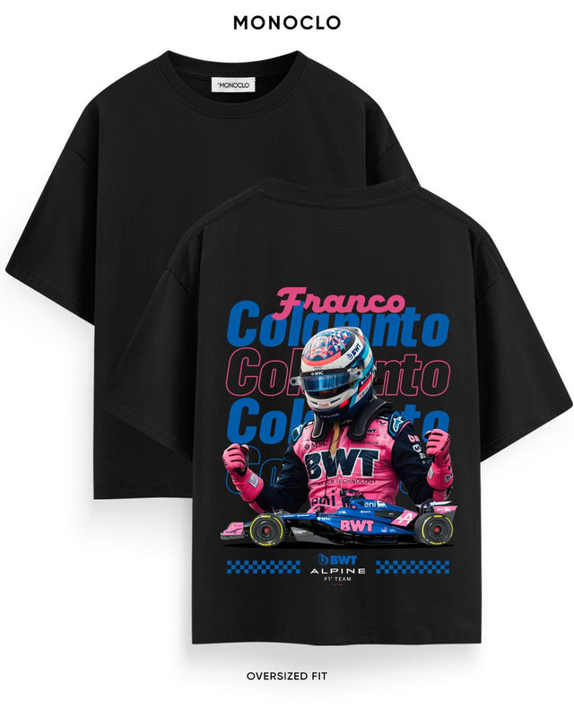 Футболка Monoclo Formula 1 Franco Colapinto Pink