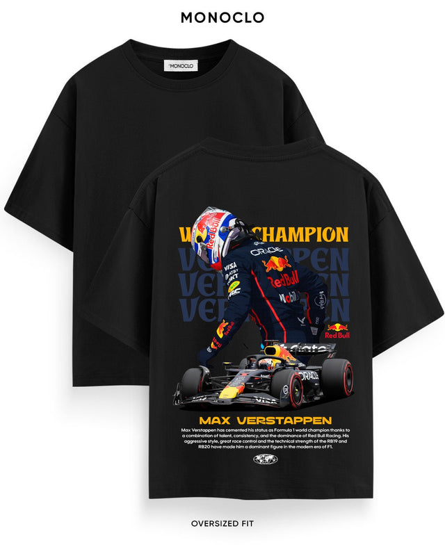 Футболка Monoclo Formula 1 Max Verstappen World Champion
