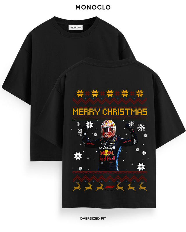 Футболка Monoclo Formula 1 Merry Christmas Racing
