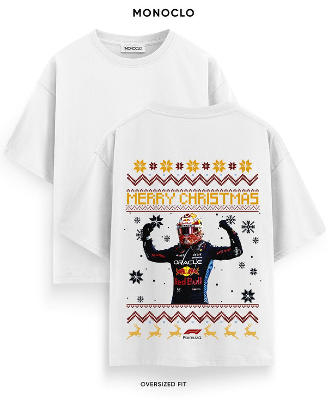 Футболка Monoclo Formula 1 Merry Christmas Racing