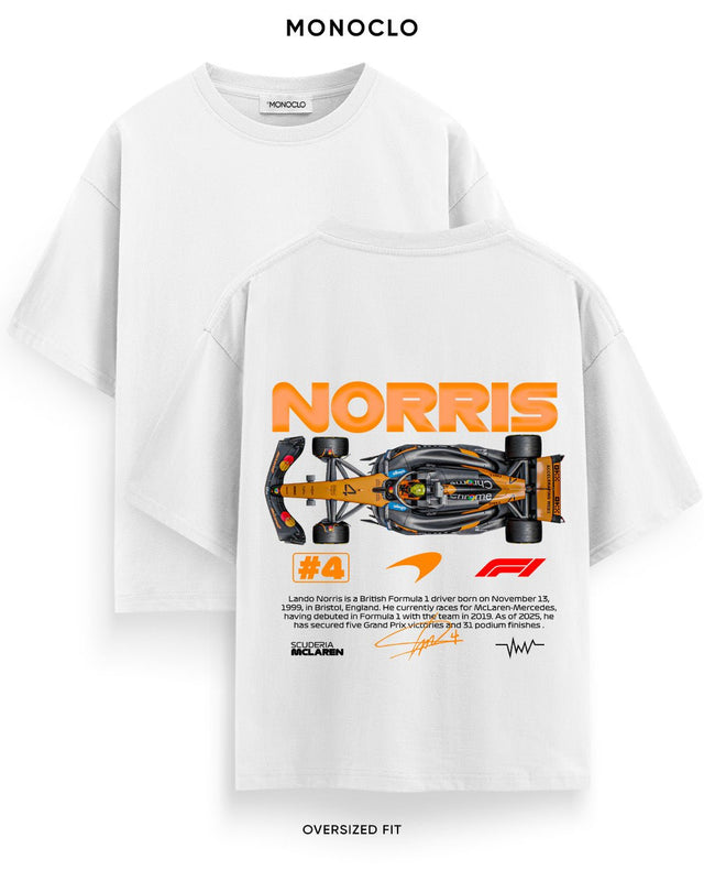 Футболка Monoclo Formula 1 Norris #4 McLaren Top View