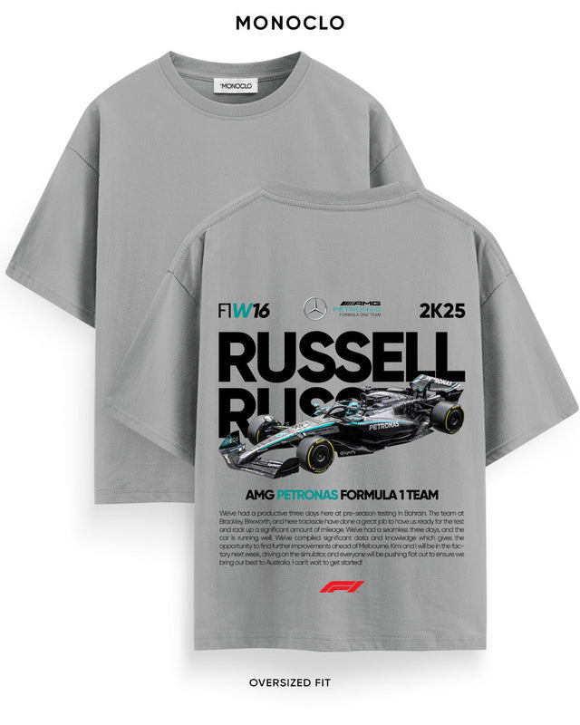 Футболка Monoclo Formula 1 Russell W16 Mercedes