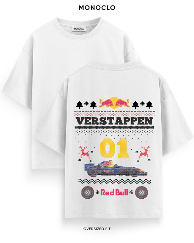 Футболка Monoclo Formula 1 Verstappen 01 Christmas Racing