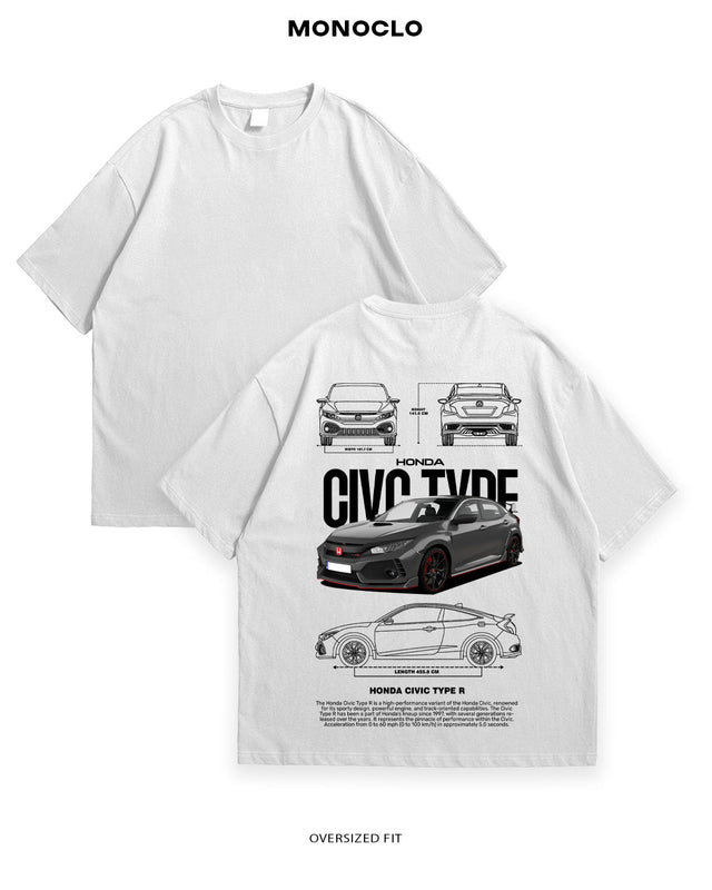 Футболка Monoclo Honda Civic Type R - MONOCLO UA