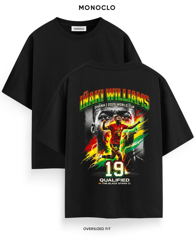 Футболка Monoclo Iñaki Williams #19 Ghana WC 2026