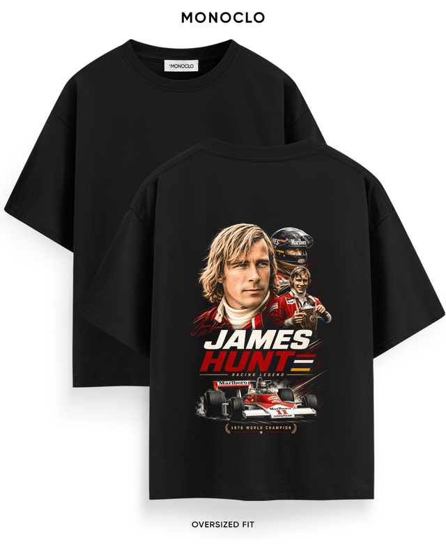 Футболка Monoclo James Hunt 1976 – Чорний